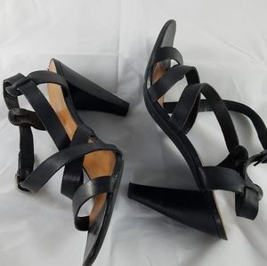 Black Franco Sarto strappy sandals